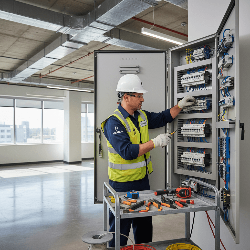 Professional electrical installation and wiring work